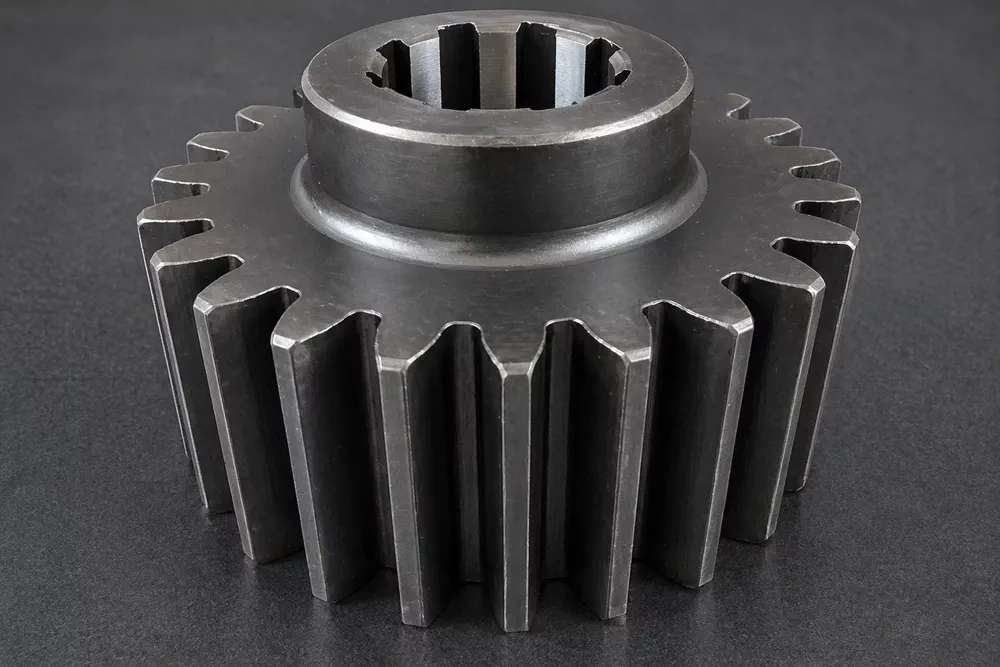 Machined casting component for industrial equipment